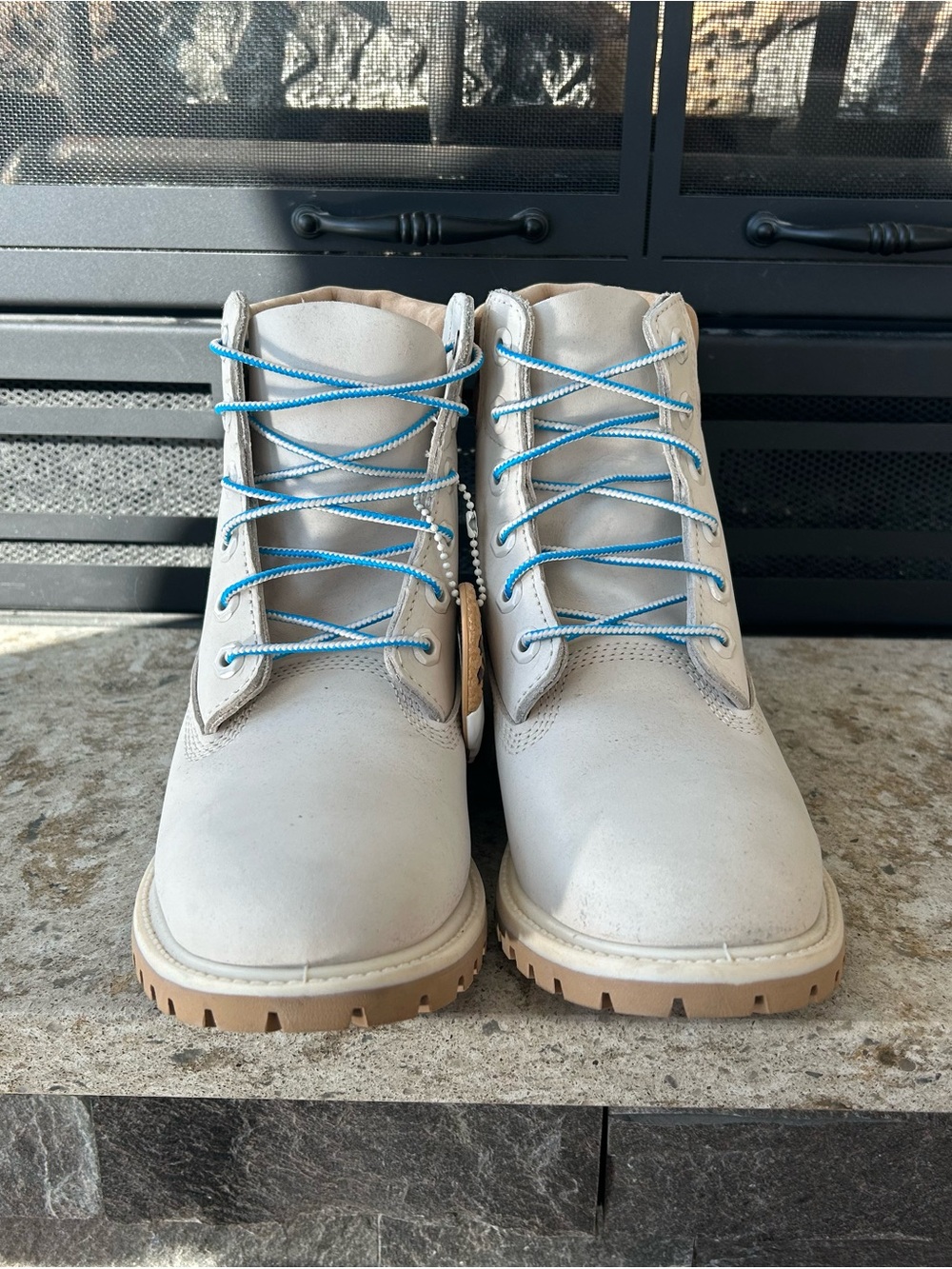 Brand New! Timberland Limited Edition “Milk & Cookies” Beige Boots - Picture 4 of 7